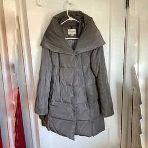 Cole Haan Parka with Shawl Collar - Gray